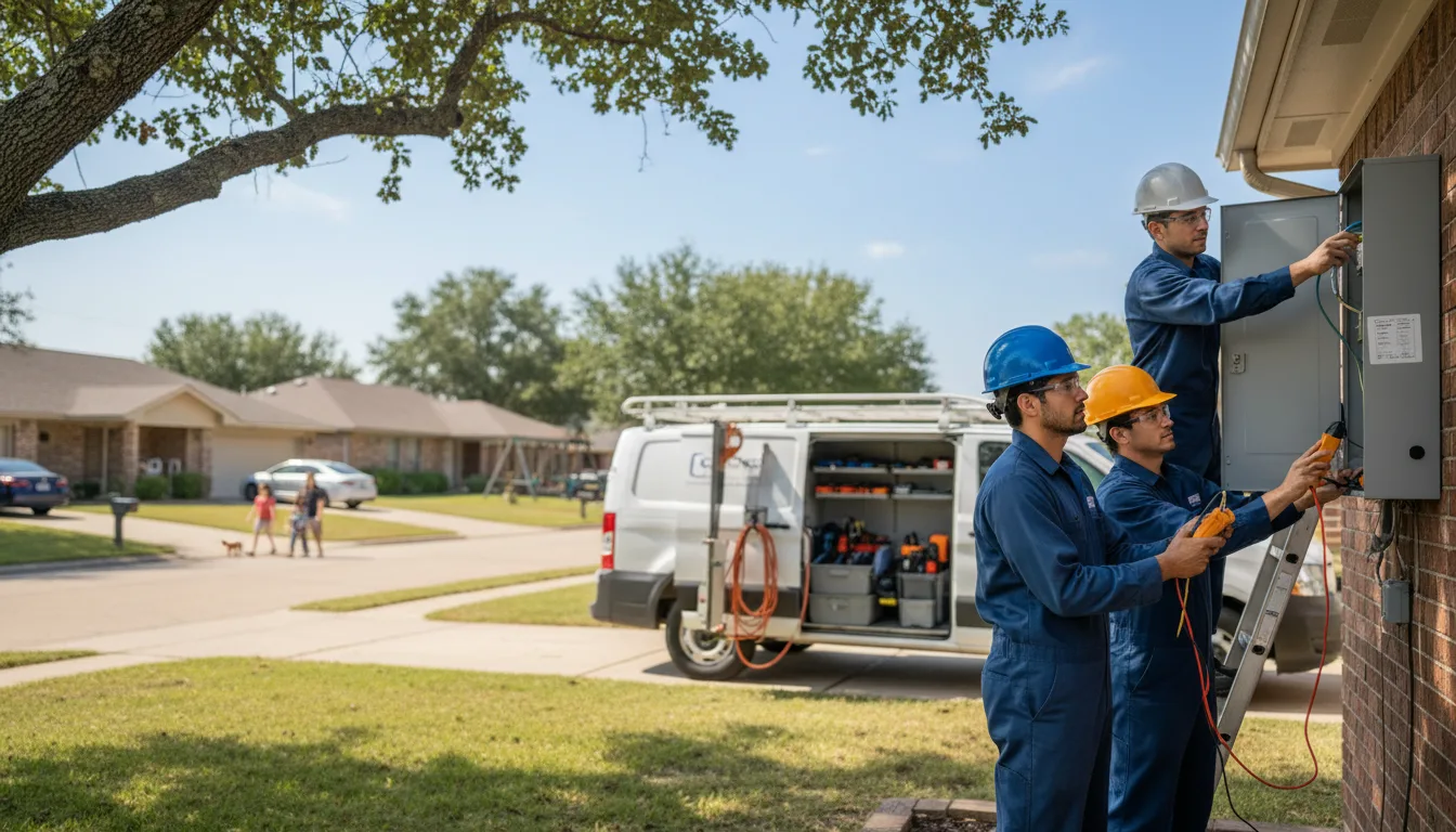 Certified electrician providing emergency electrical services in Subiaco, AR